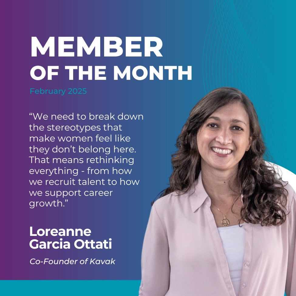 Congratulations to Loreanne Garcia, Co-Founder of Kavak, Our February Member of the Month! 🎉👏